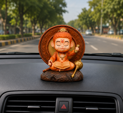 Premium Bal Hanuman Ji Murti for Home Temple, Pooja Room, Car Dashboard & Gifting 🙏✨**