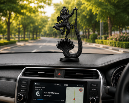 Premium Black Bal Krishna Ji Murti for Home Temple & Car Dashboard