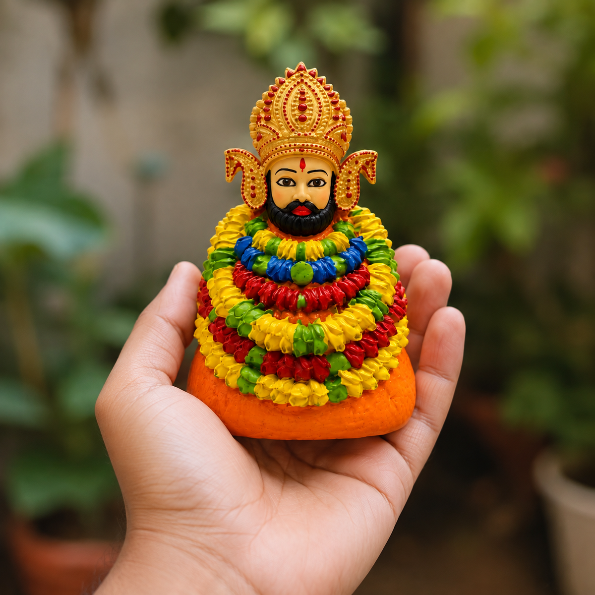 Khatu Shyam Ji Murti – Premium Colourful Idol