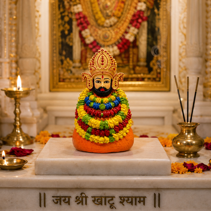 Khatu Shyam Ji Murti – Premium Colourful Idol